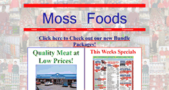 Desktop Screenshot of mossfoodsinc.com